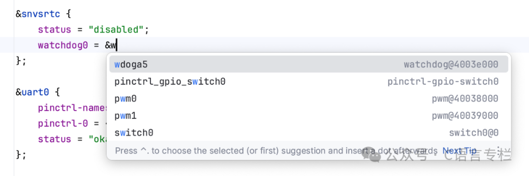 CLion Tutorial - Device Tree Files