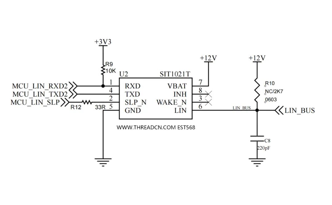 Application Hardware Design of SuRuiDe LIN Bus in Lighting Control Systems