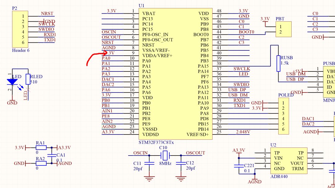 Hardware Debugging of STM32F373 Control Board
