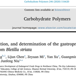 Extraction, Purification, and Gastroprotective Activity of Glucomannan from Bletilla Striata