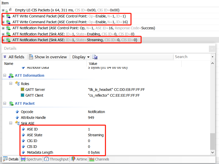 Analysis of Bluetooth LE Audio Application Process