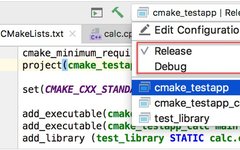 CMake Configuration Files in CLion