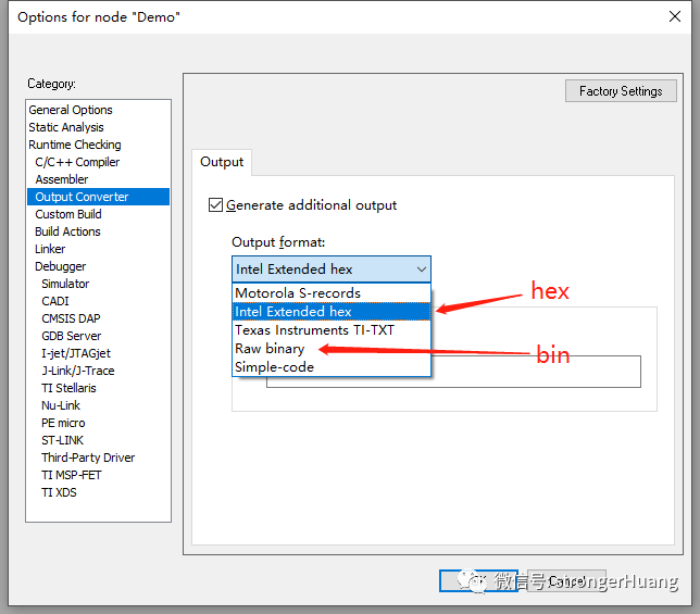 How to Convert AXF to BIN Using fromelf in Keil MDK