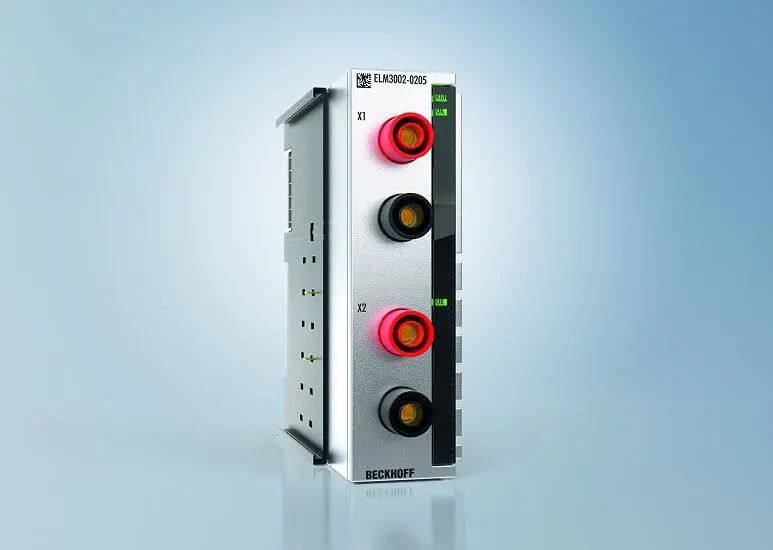 EtherCAT Measurement Terminal Module ELM3002-0205 Enables High Voltage Measurement
