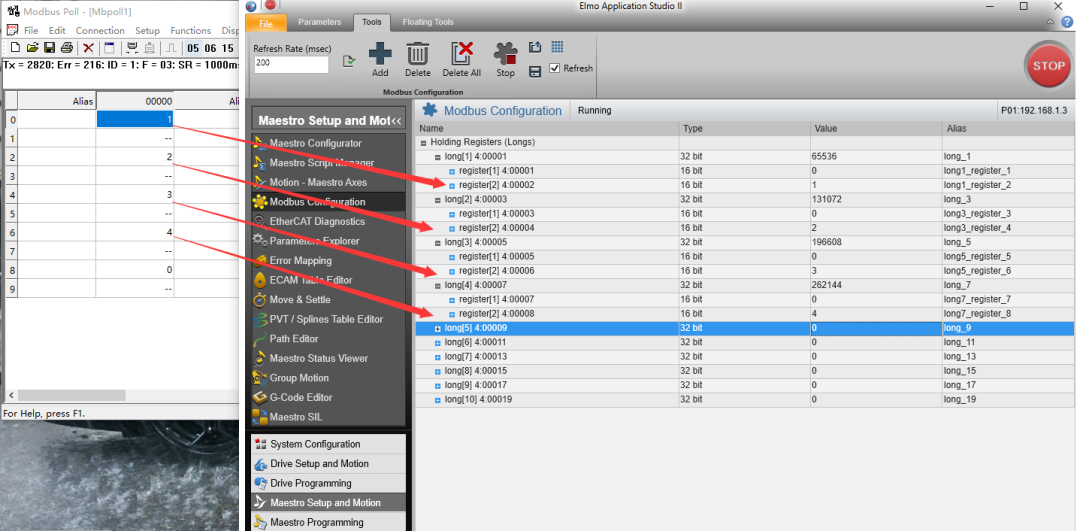 Modbus Communication in PMAS Controller