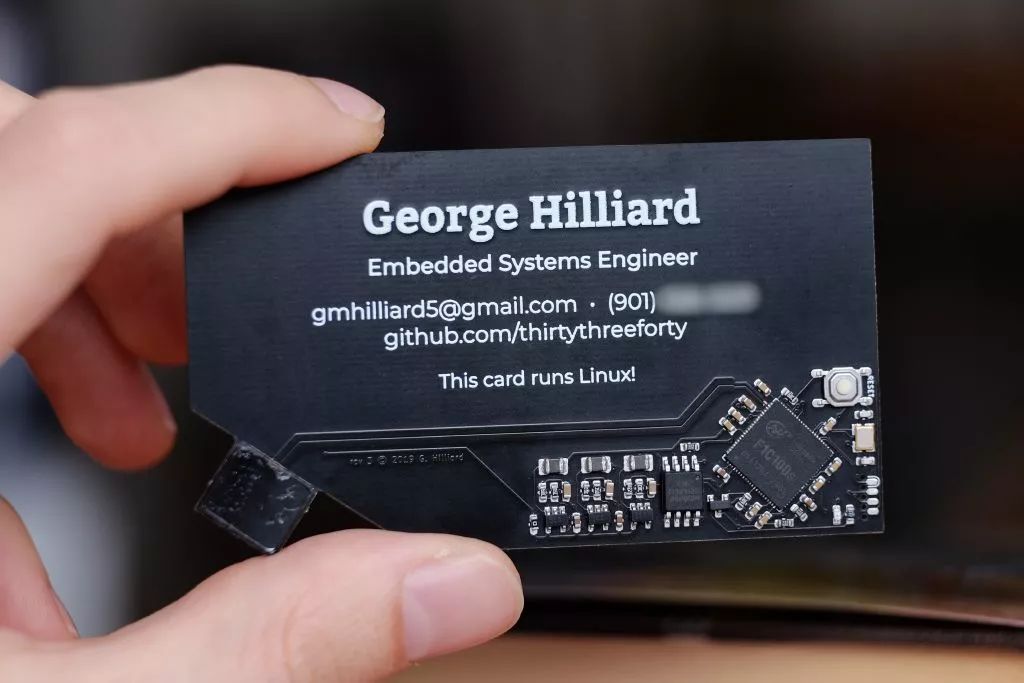 My Business Card Can Run Linux