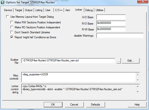 How to Run Code in RAM Under KEIL Environment