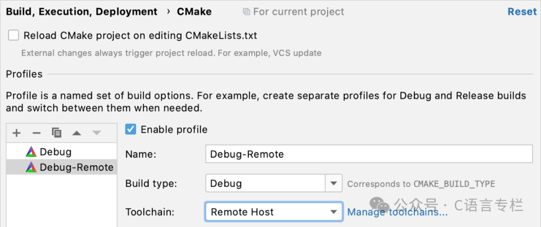 Using Local Source for Remote Programming in CLion