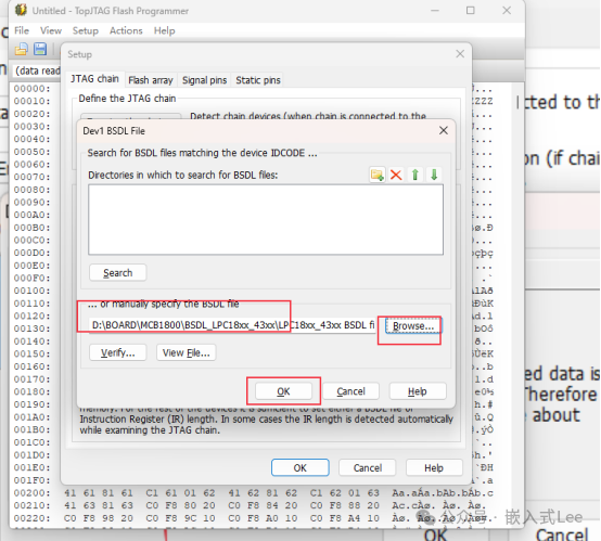 MCU Testing and External NOR Programming Using JTAG_BSDL - LPC1857 Example