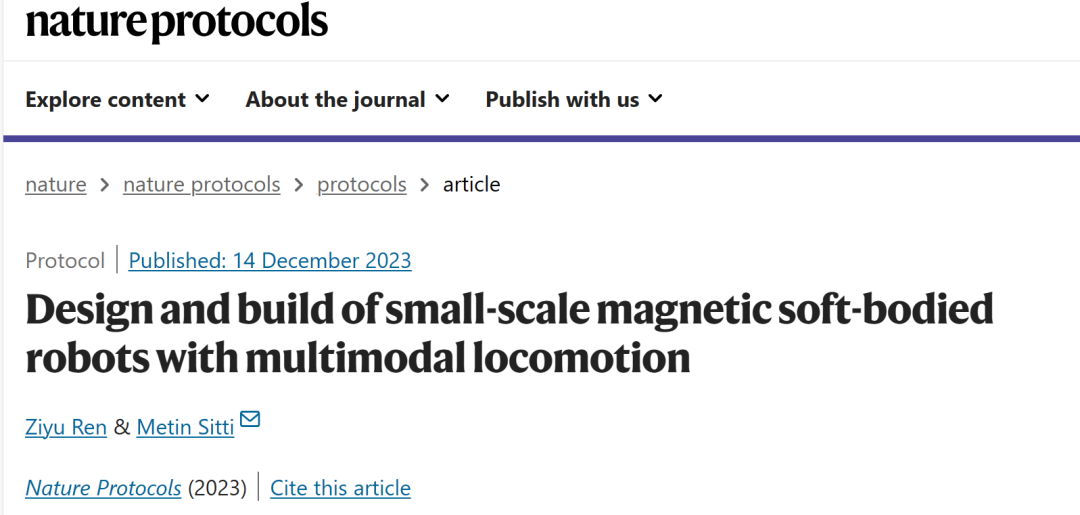 Cutting-Edge Research: Magnetic Soft-bodied Robots