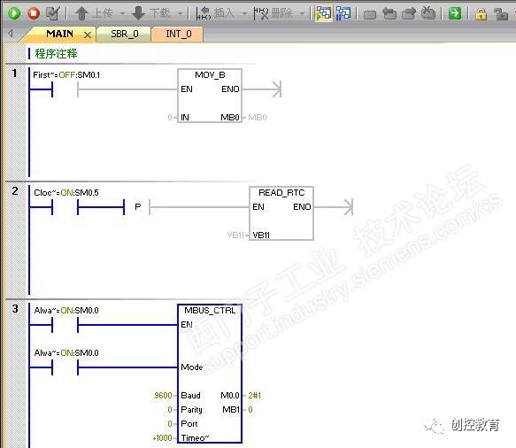 Siemens 200smart Modbus RTU Communication Example