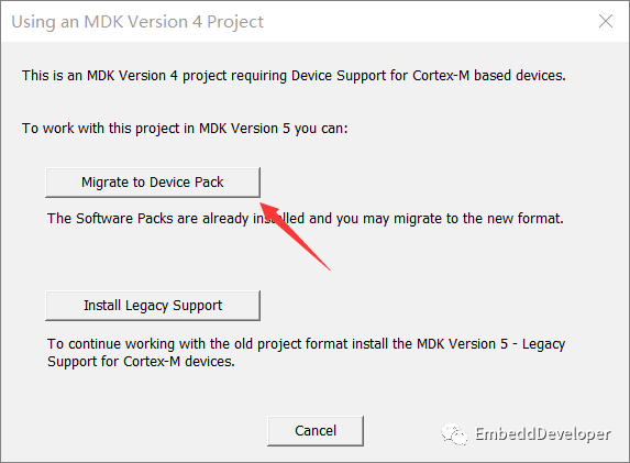Differences in Target Options Configuration in MDK-ARM Projects