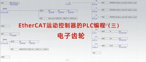 EtherCAT Motion Controller PLC Programming (Part 3) Electronic Gears