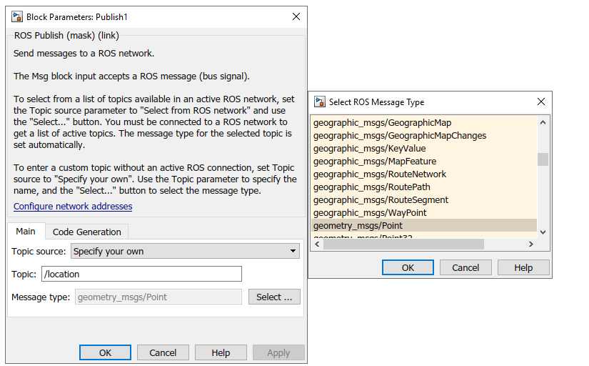 Using MATLAB and ROS with Simulink