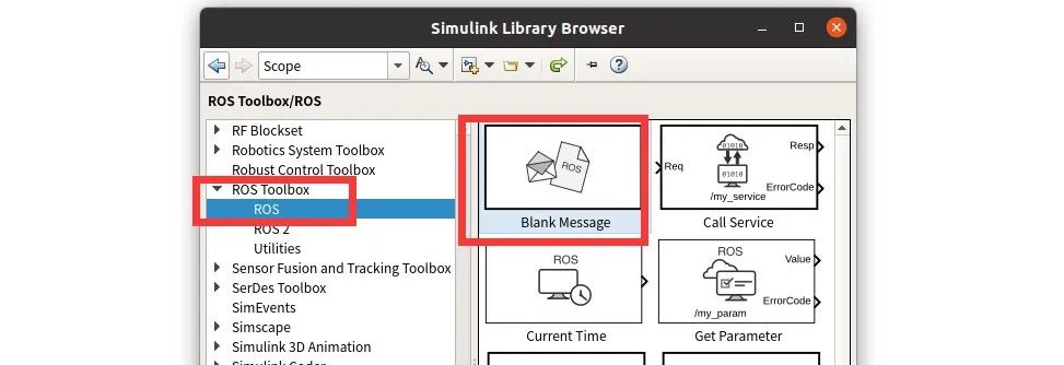 Using MATLAB and ROS with Simulink