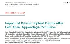 Impact of Left Atrial Appendage Occlusion Device Implant Depth on Thrombus Formation