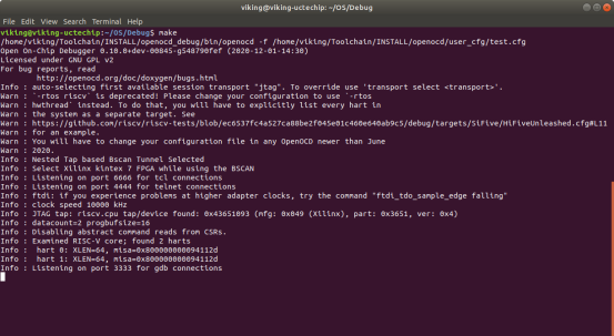 RISC-V Processor and FPGA Reusing JTAG