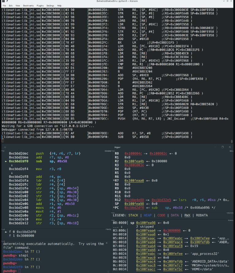 Aarch64 Architecture SO Simulation Execution and Encryption Algorithm Analysis