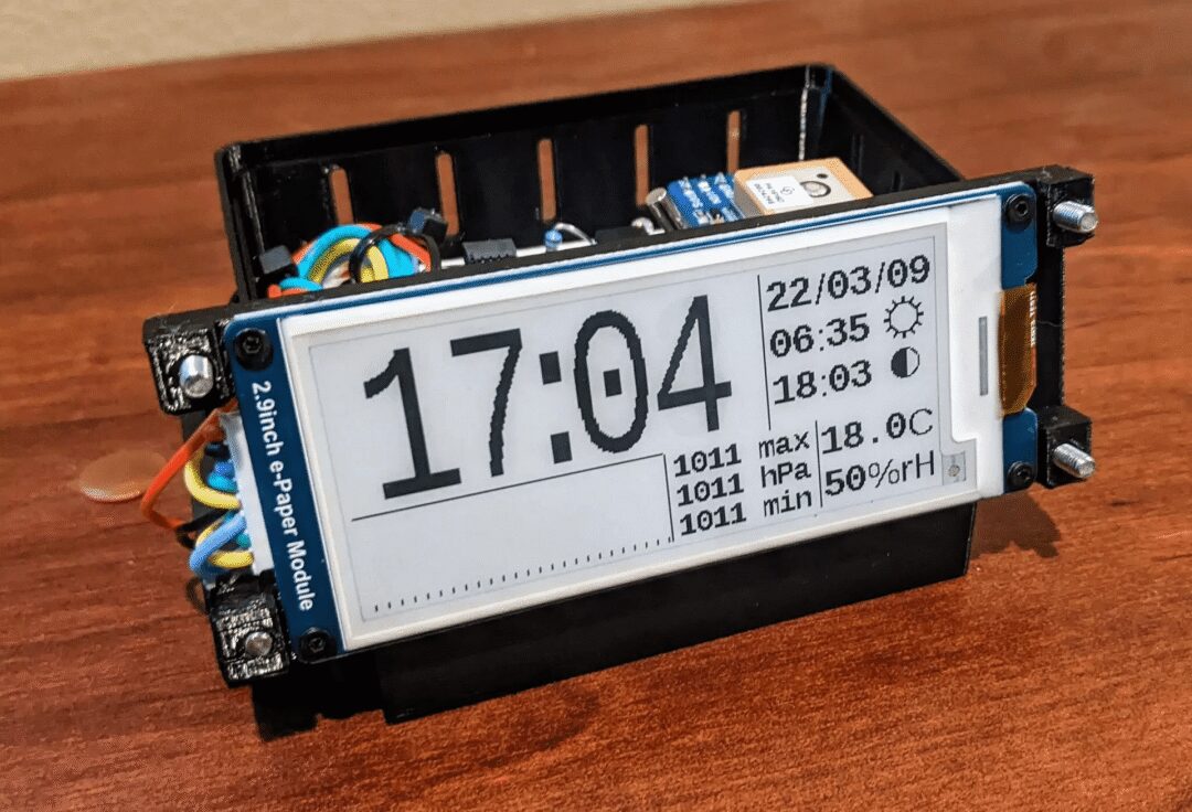 How to Make a Cool E-Paper Clock?