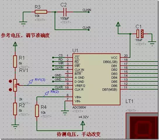 Learning 51 Microcontroller AD Conversion with Proteus