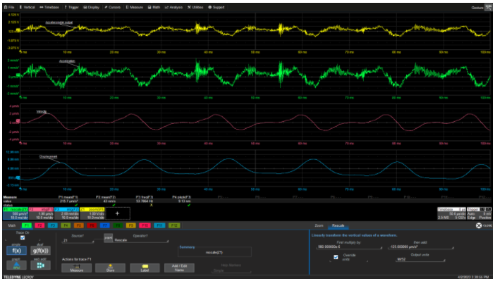 Recalibration of Oscilloscope Signals and Cable De-embedding