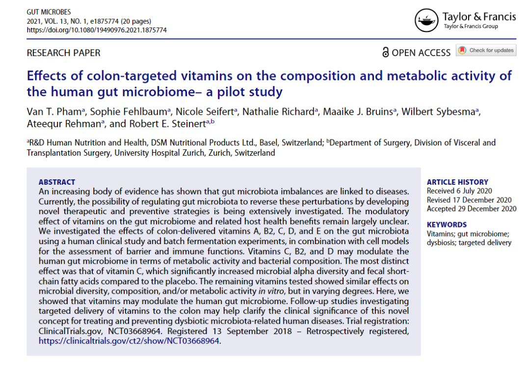 How Does Vitamin C Supplementation Affect Your Gut Microbiome?