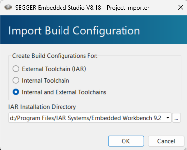 How to Migrate Projects from IAR to Embedded Studio