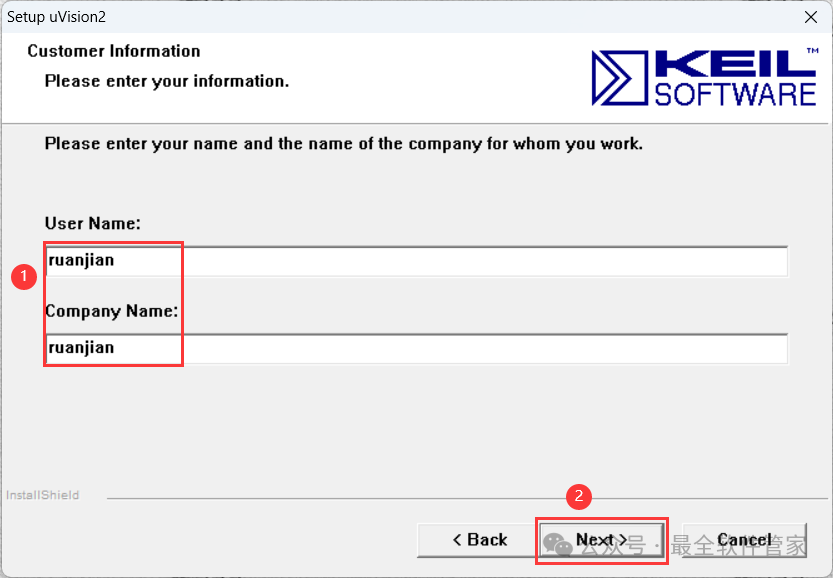 Installing Keil uVision 2 C51 Software Package
