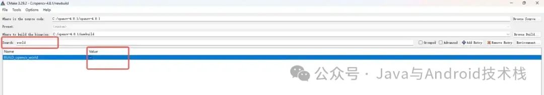 Compiling OpenCV 4.8.1 with CMake and Visual Studio 2022 on Windows