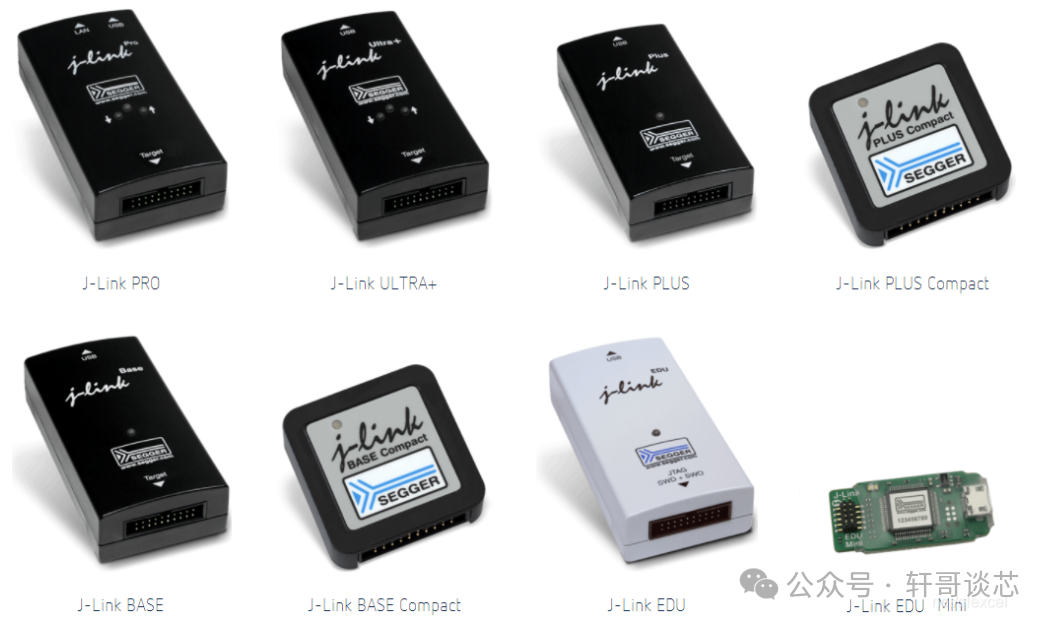 Introduction to J-Link, DAPLink, ST-Link, and J-Link OB