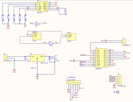 Making a Voltage and Current Meter Based on New Tang Microcontroller (INA226)