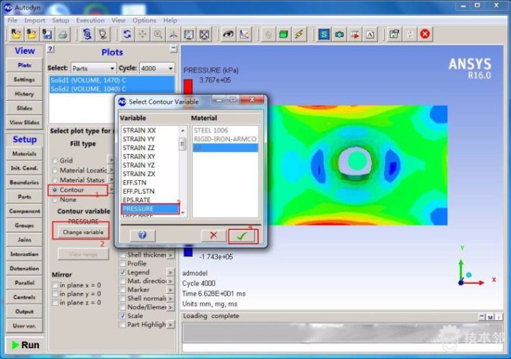 ANSYS Explicit Dynamics Analysis Example