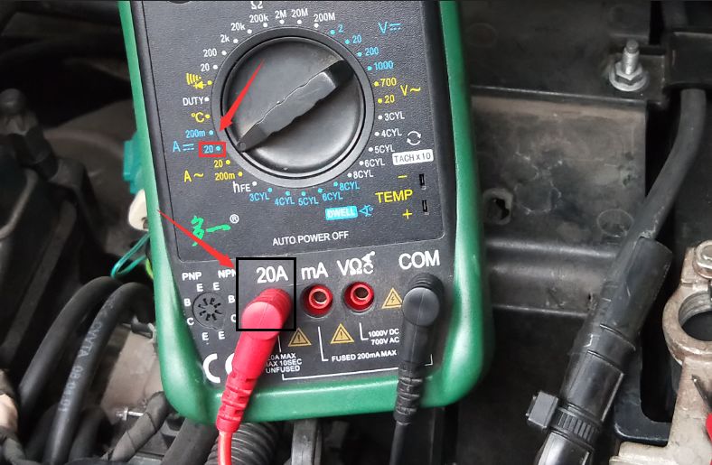 How to Use a Multimeter to Detect Car Battery Drain?