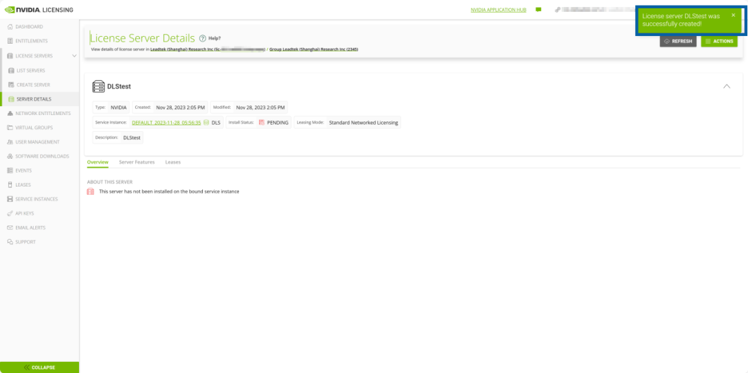 NVIDIA vGPU DLS License Server Setup Guide