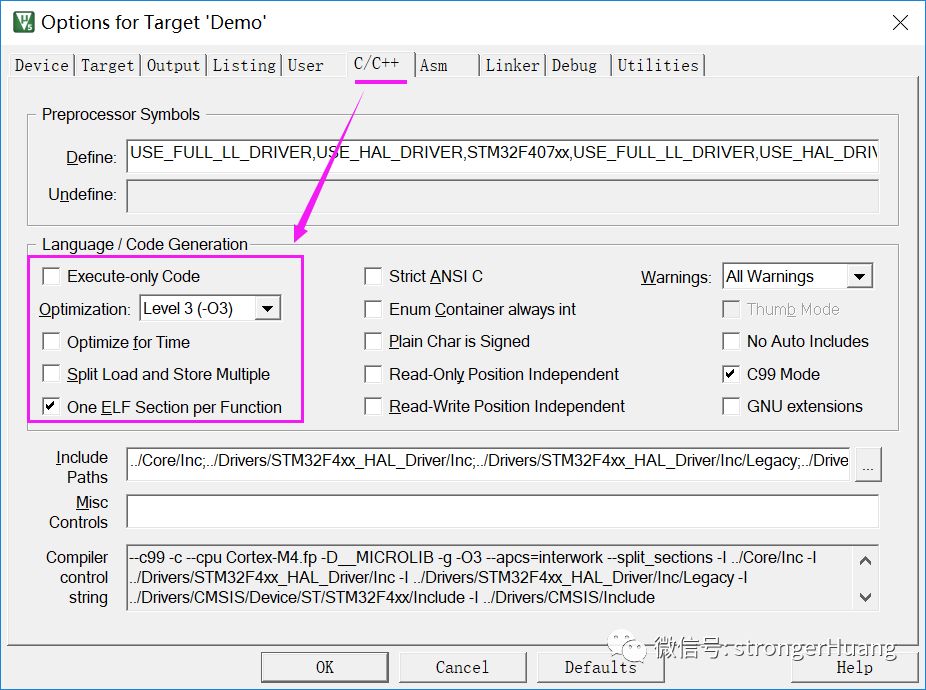 How to Properly Use MDK-ARM Optimization Features and Their Impact