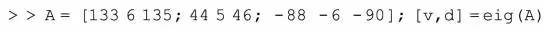 Calculating Matrix Eigenvalues and Eigenvectors with MATLAB