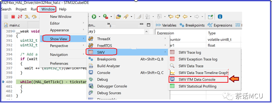 Demonstration of Debugging Tools in STM32CubeIDE
