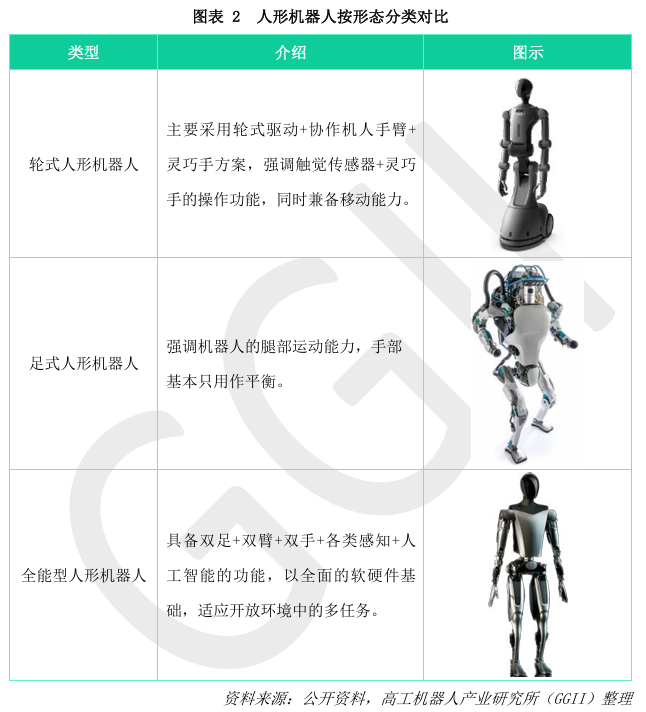 Comprehensive Analysis of Humanoid Robots