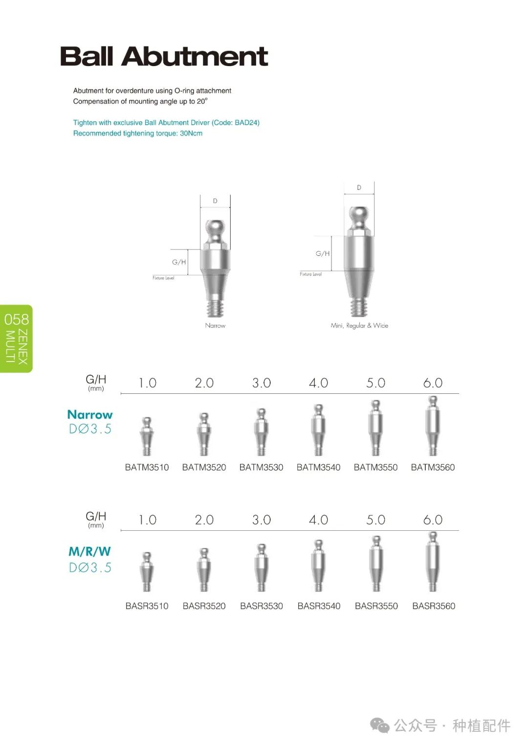 IZEN Zenex Multi I-system Implant Manual
