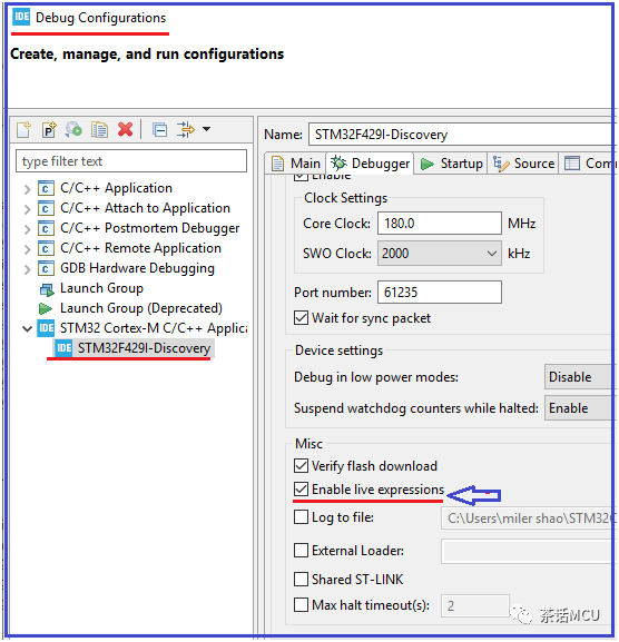Viewing Variables in STM32CubeIDE