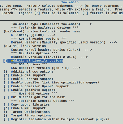 Cross Compilation Techniques for Embedded Systems Based on Buildroot