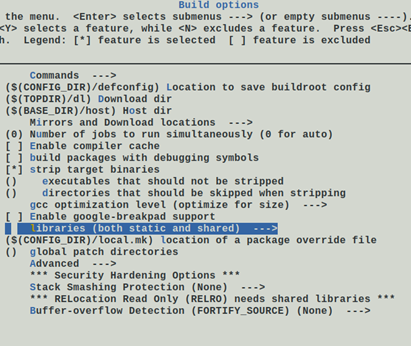 Cross Compilation Techniques for Embedded Systems Based on Buildroot