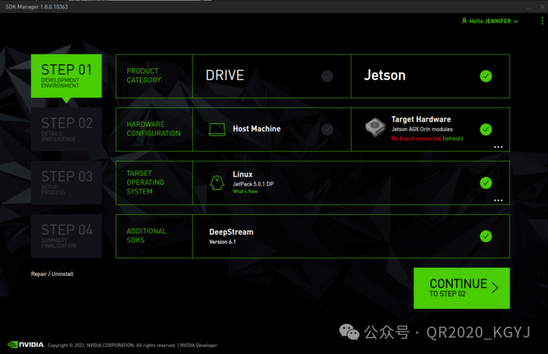 Installing Jetpack for NVIDIA Jetson Orin Series