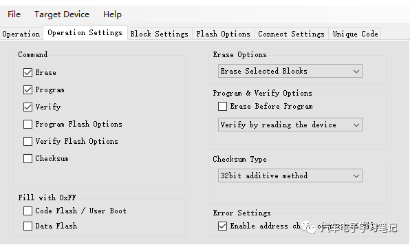 Using Renesas Flash Programmer (RFP) to Modify Option Byte and Program Flash