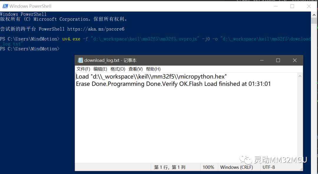 Download Executable Files to MM32F5 Microcontroller