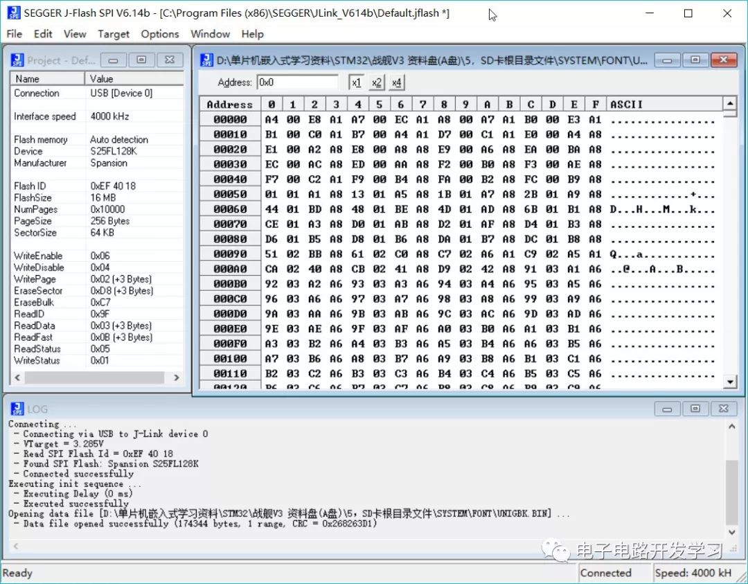 JLink Tips for Reading and Writing SPI Flash Memory