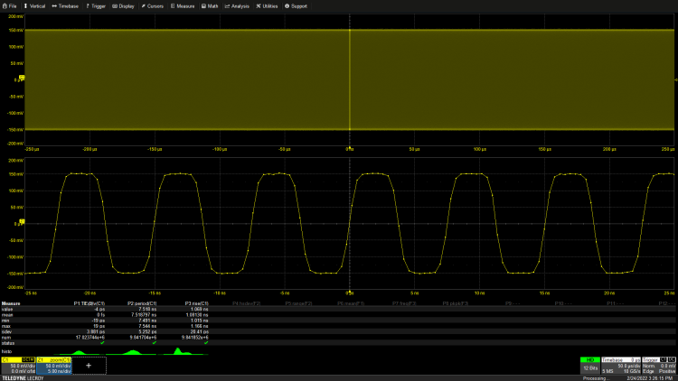 Basic Jitter Measurement Using an Oscilloscope
