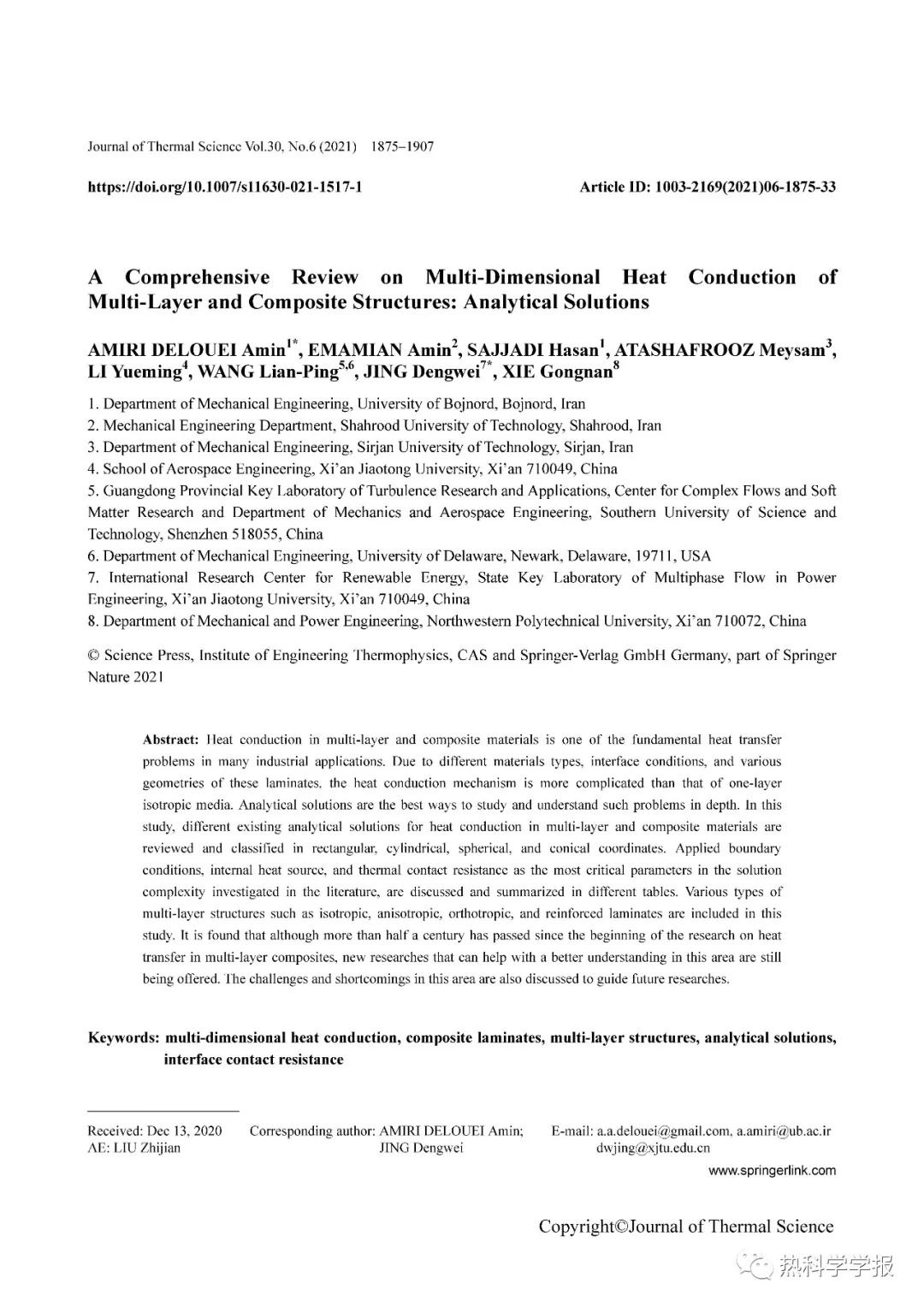 A Comprehensive Review on Multi-Dimensional Heat Conduction