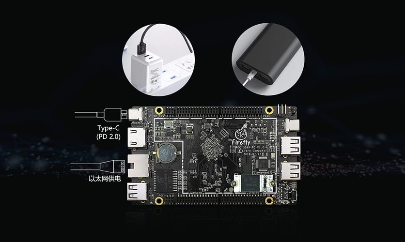 High-Performance ROC-RK3399-PC Six-Core 64-Bit Motherboard