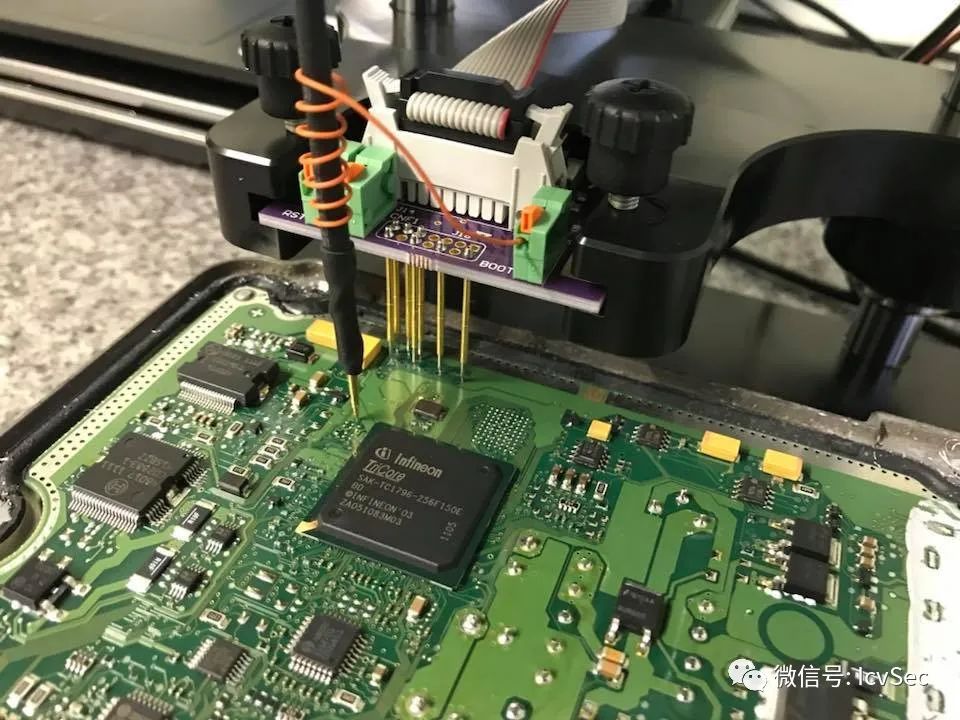 Firmware Extraction Without Chip Removal in Automotive Applications